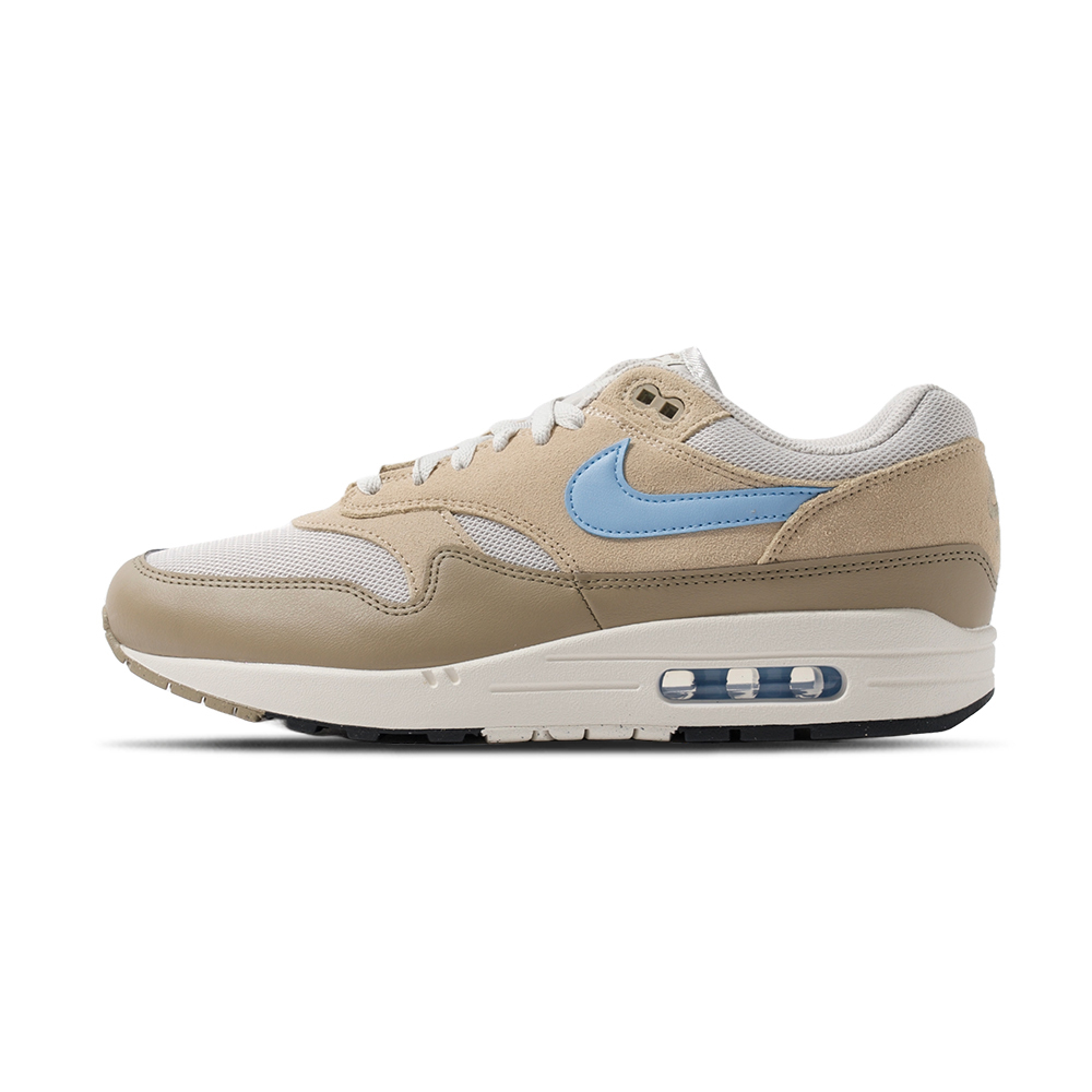 Nike Air Max 1 ESS 男 卡其藍 休閒 氣墊 復古 麂皮 網布 透氣 運動 休閒鞋 FZ5808-009