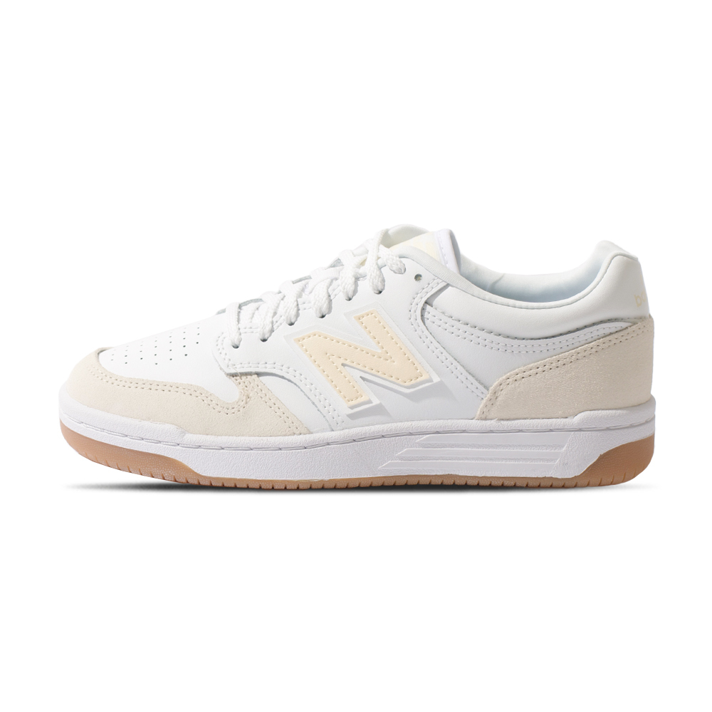 New Balance NB 480 男鞋 女鞋 米白色 中性 情侶 皮革 膠底 復古 小白鞋 休閒鞋 BB480LGG