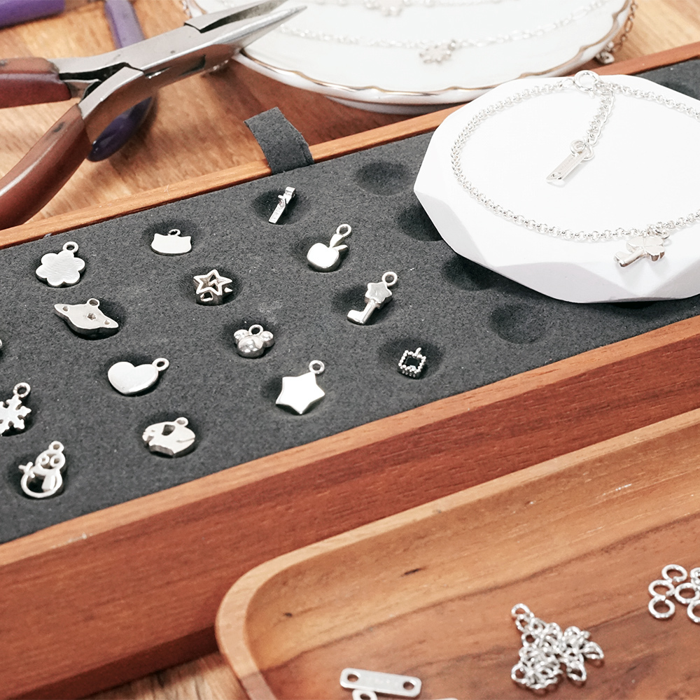 【限定體驗課程】文化幣手鍊自由配 純銀手鍊 DIY體驗課程