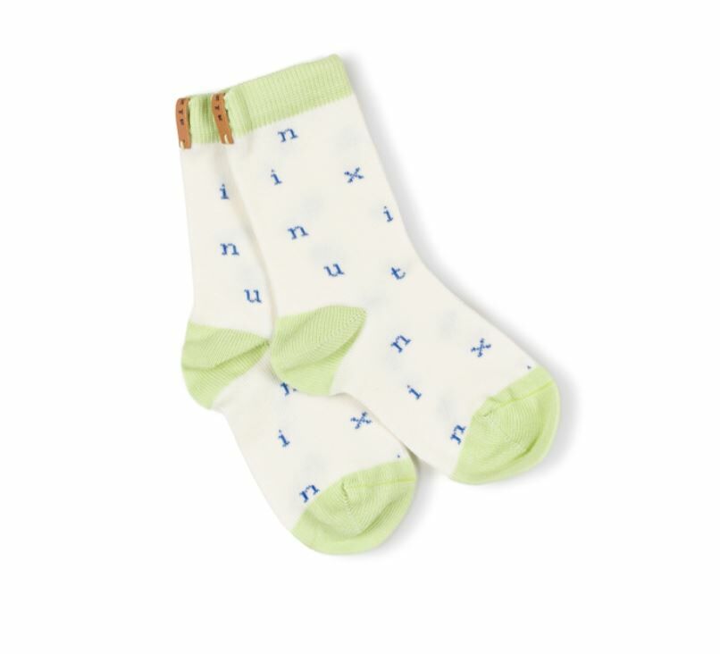 NIXNUT 棉製nixnut短襪 Letter Socks Sea