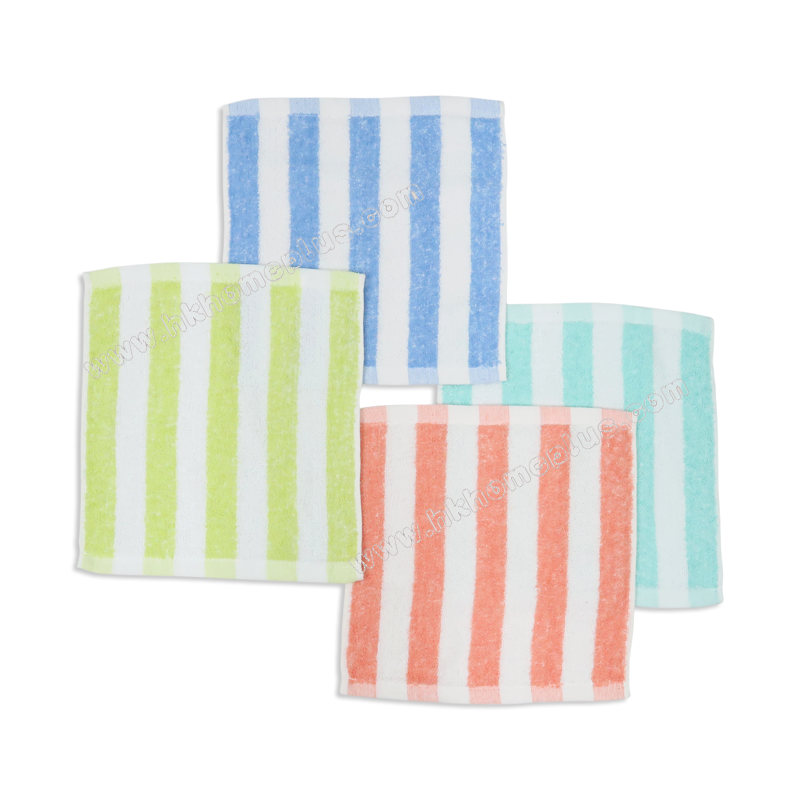 6條裝 間條小方巾