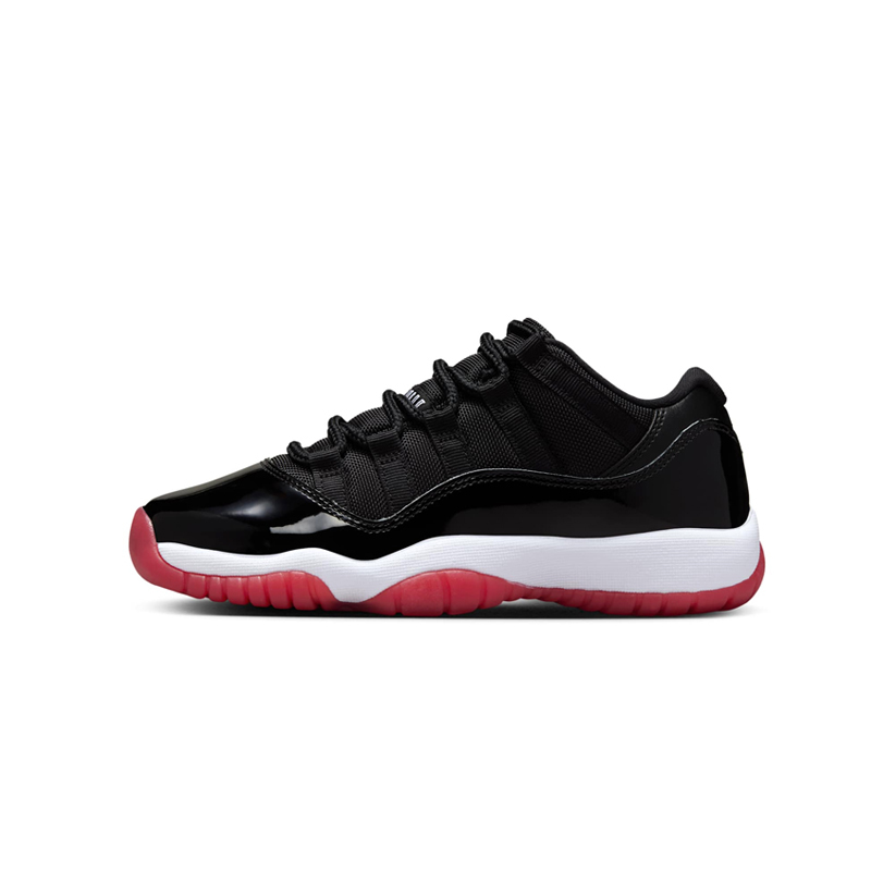 Air Jordan 11 Low "Bred" GS 2025 經典回歸 黑白紅 女鞋 大童 FV5121-006 [台灣現貨]