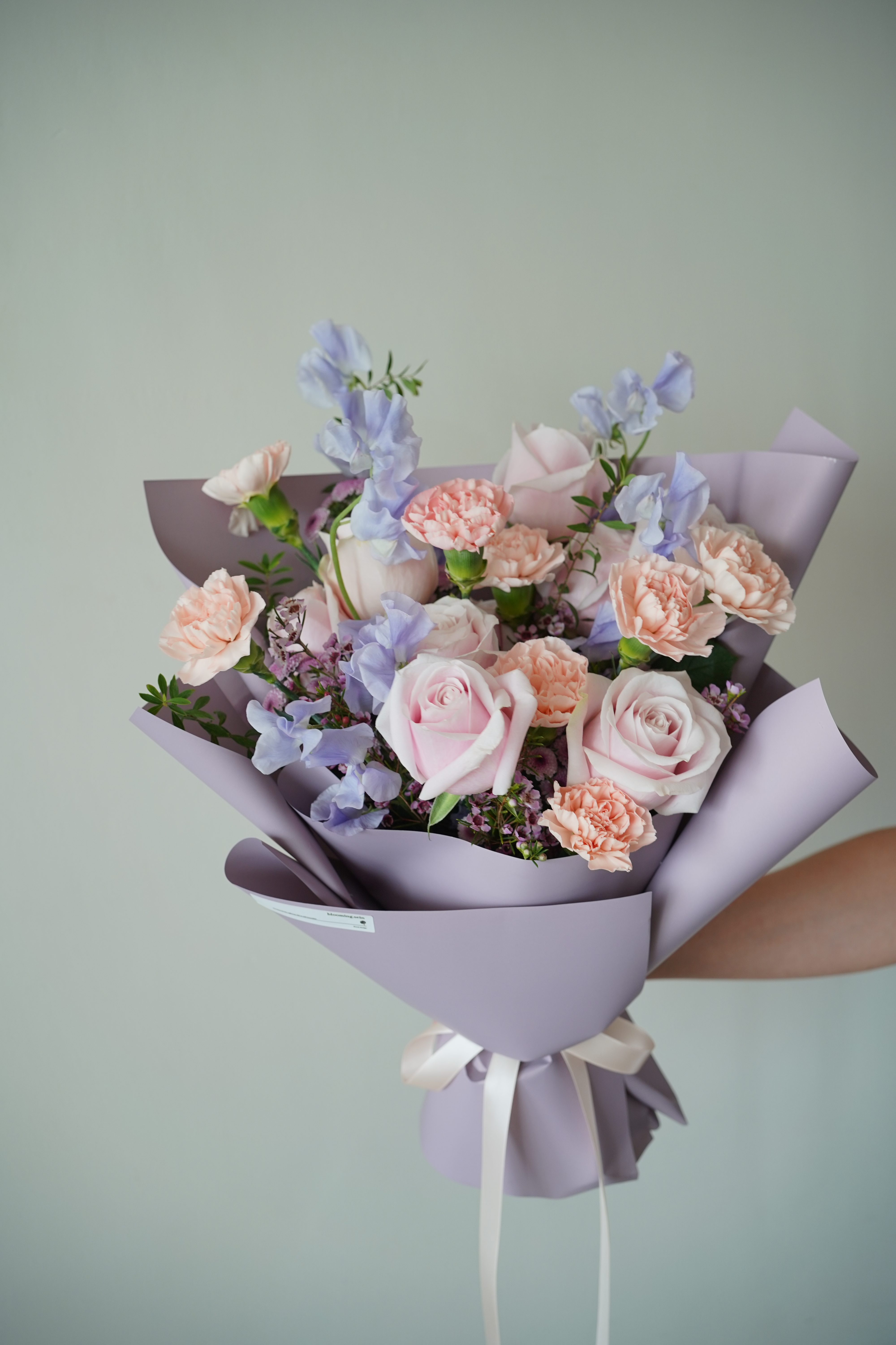 Blooming.sein 林粼花藝設計 花束 花禮 粉紫色系