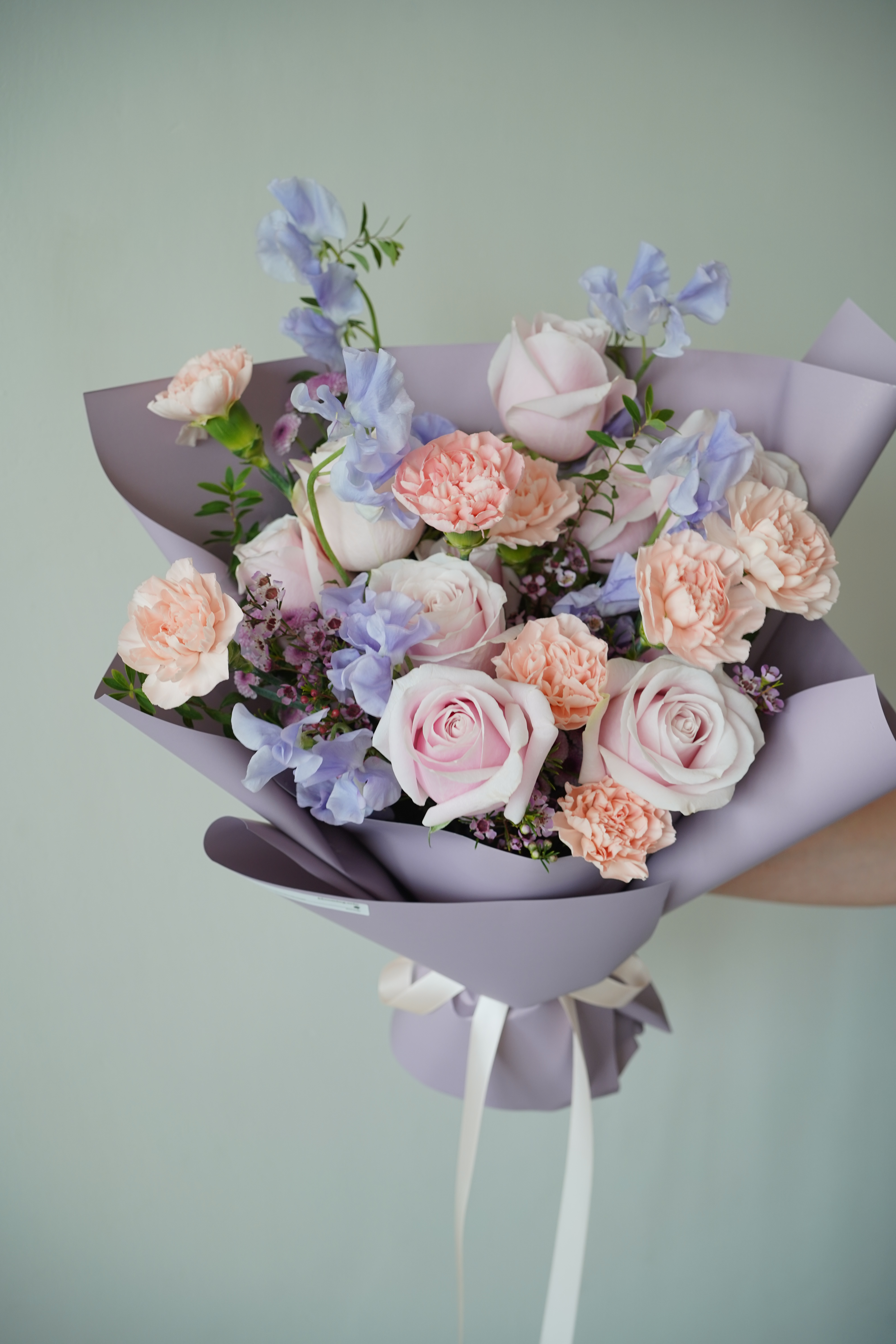 Blooming.sein 林粼花藝設計 花束 花禮 粉紫色系