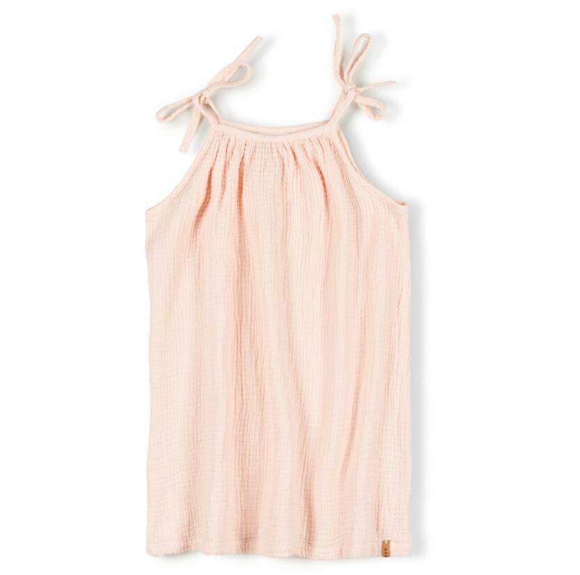 NIXNUT 細肩綁帶皺褶洋裝 Loop Dress Blush