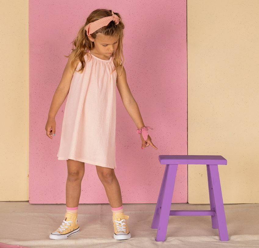 NIXNUT 細肩綁帶皺褶洋裝 Loop Dress Blush