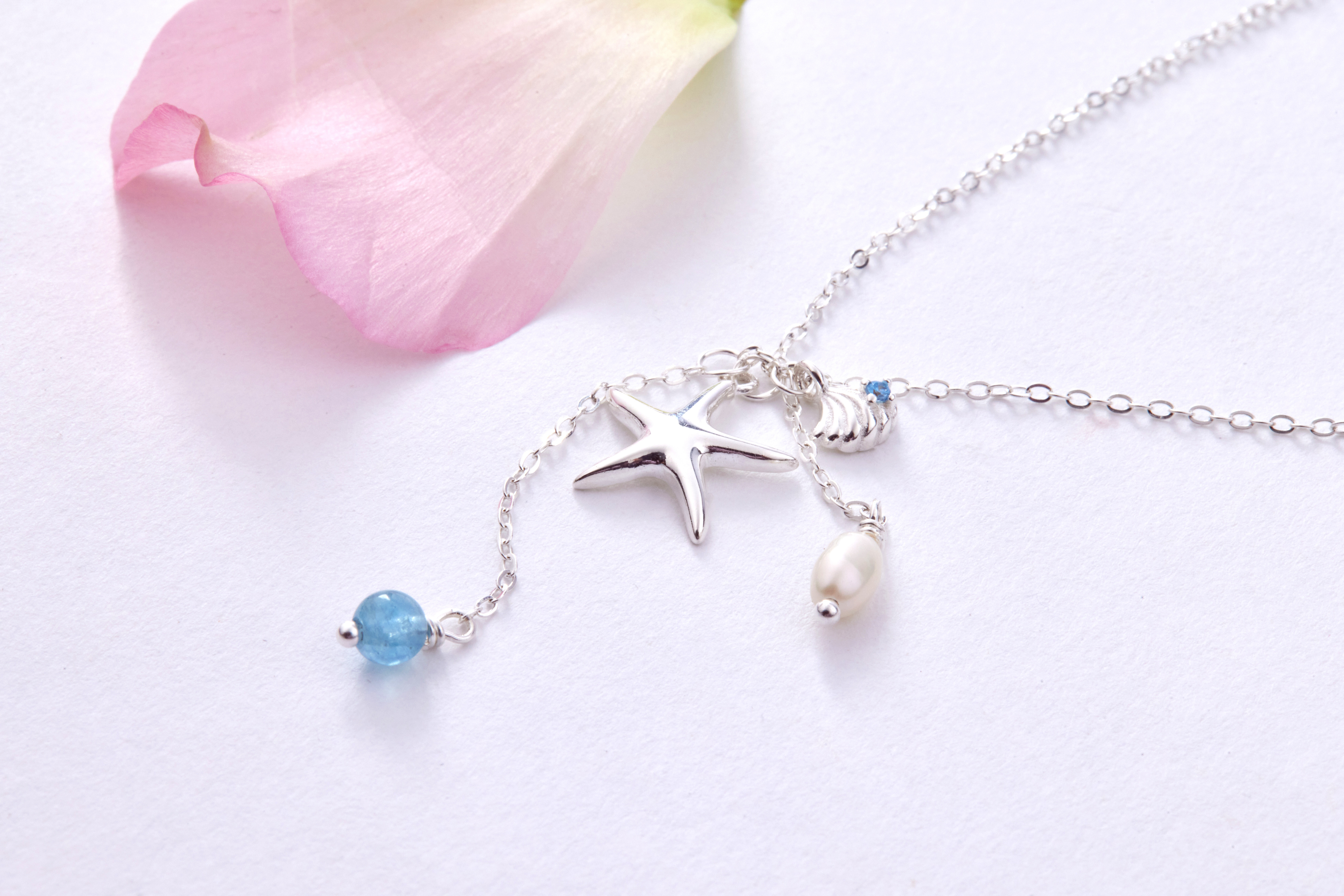 N962 | 純銀海星貝殼項鍊