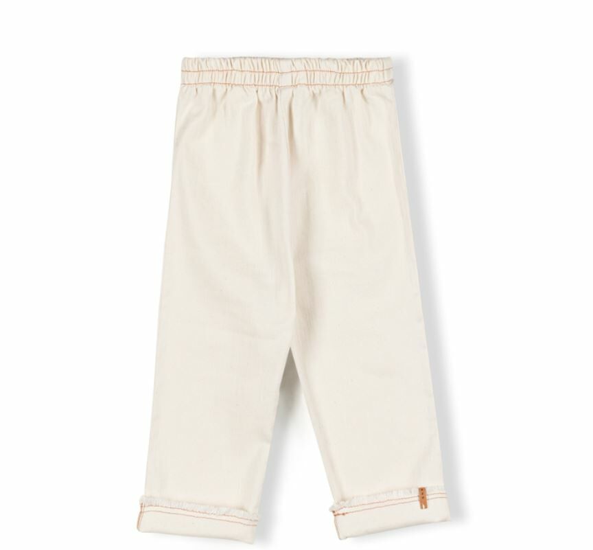 NIXNUT 不修邊縫線丹寧長褲 Stic Pants Ecru