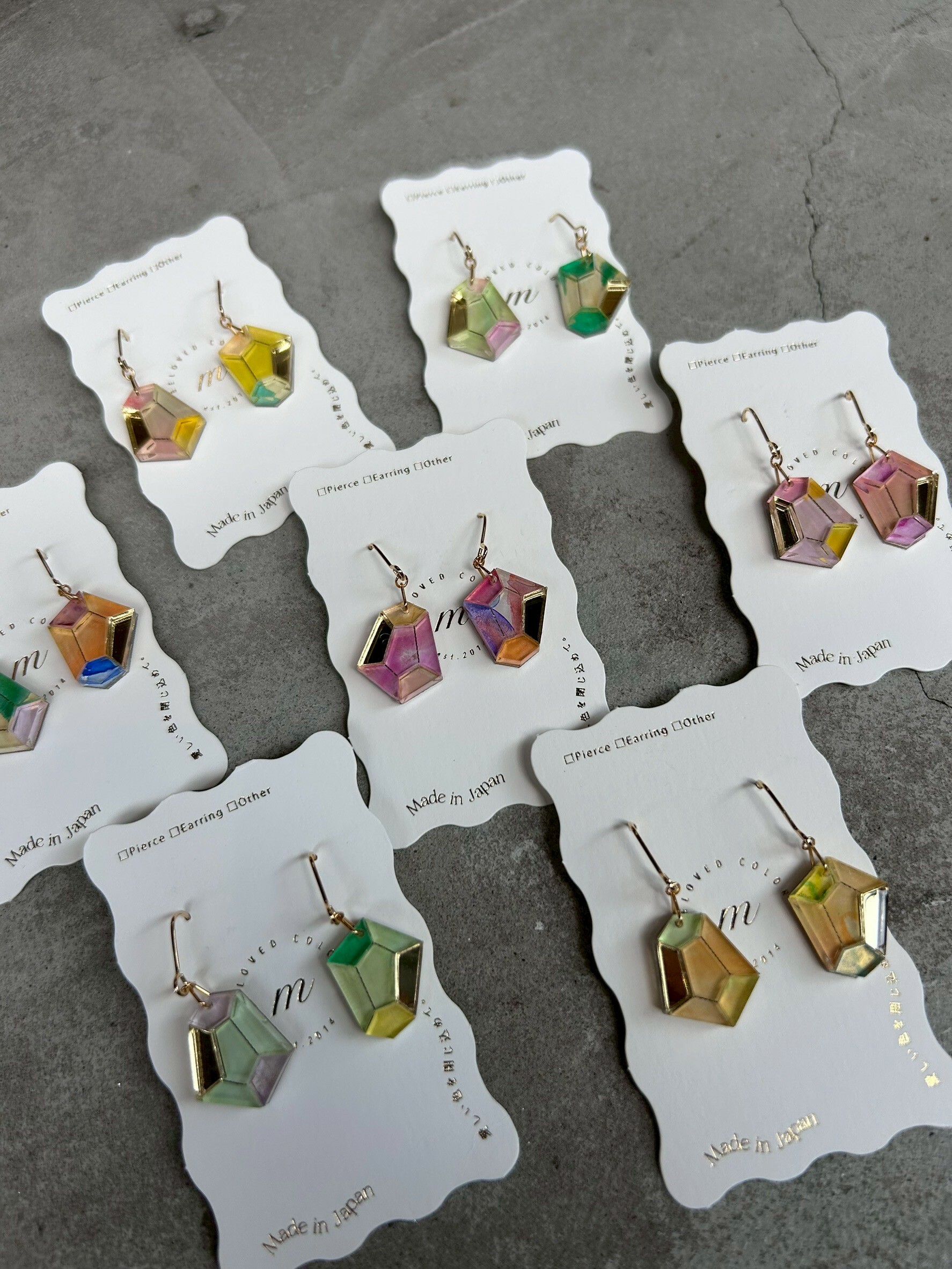 [Beloved color m] Gem | Pentagon | 耳針 | NO.15