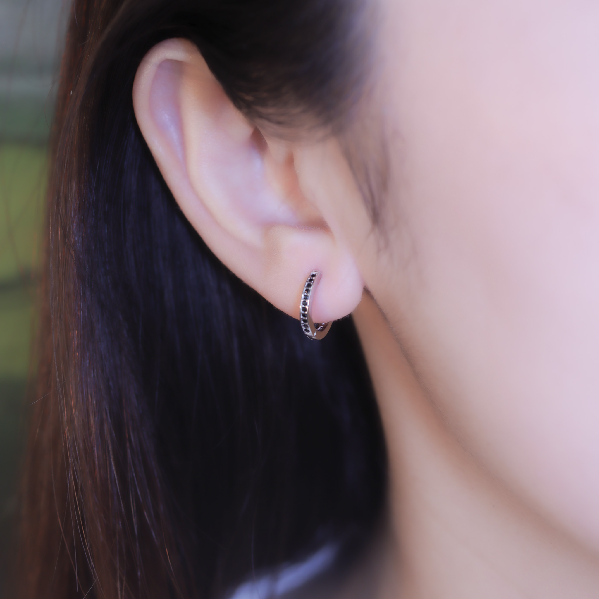 | 925純銀 | 夜話耳環  | EA0894 |