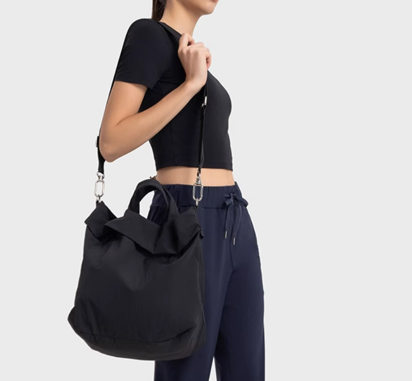 【黎陽】清色調大容量瑜珈包(黑、藍、綠、淺灰、深灰、白) 日常/休閒/瑜珈/防潑水 70EFAW057