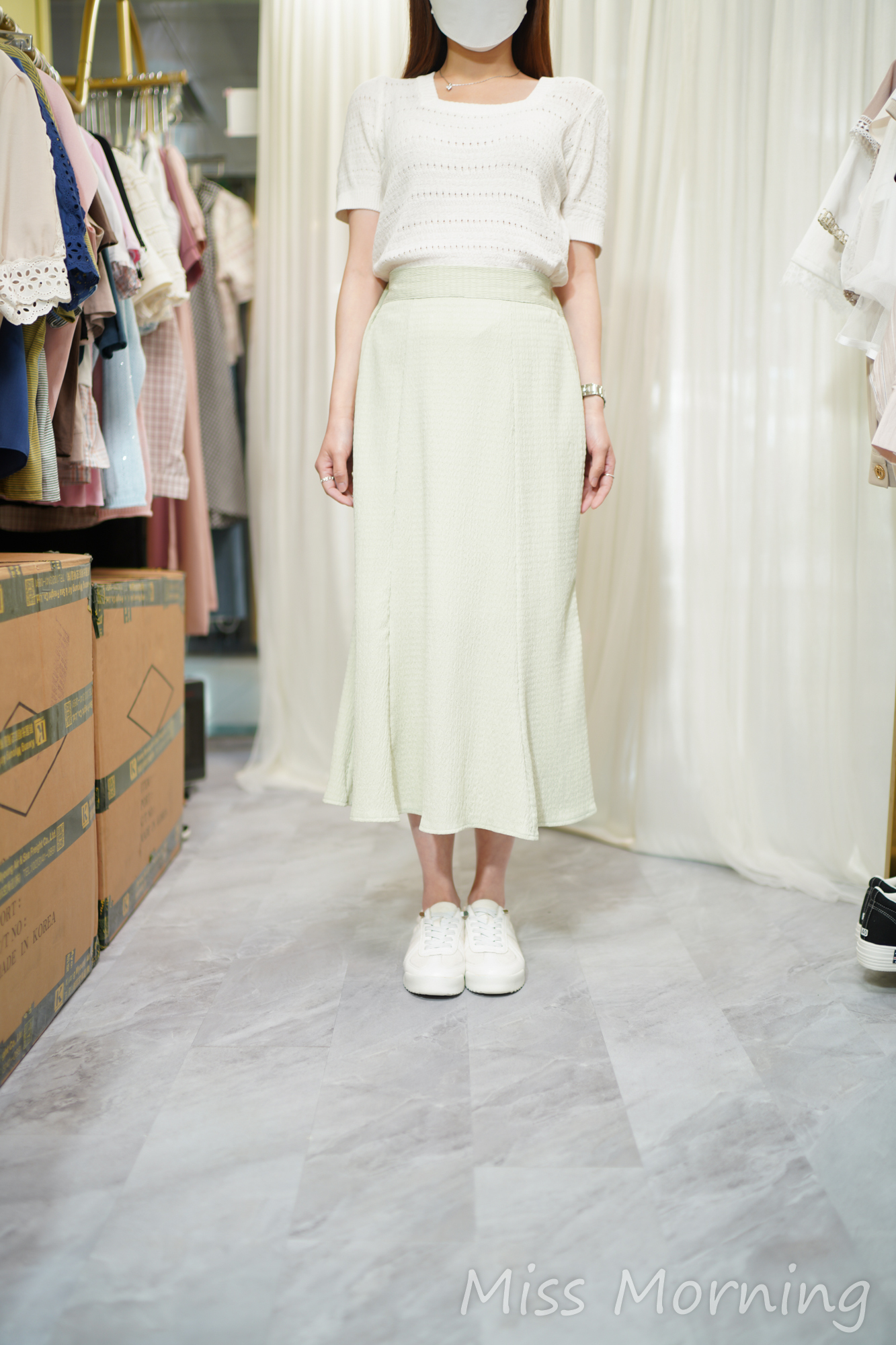 靚色好手感方領top(14527)