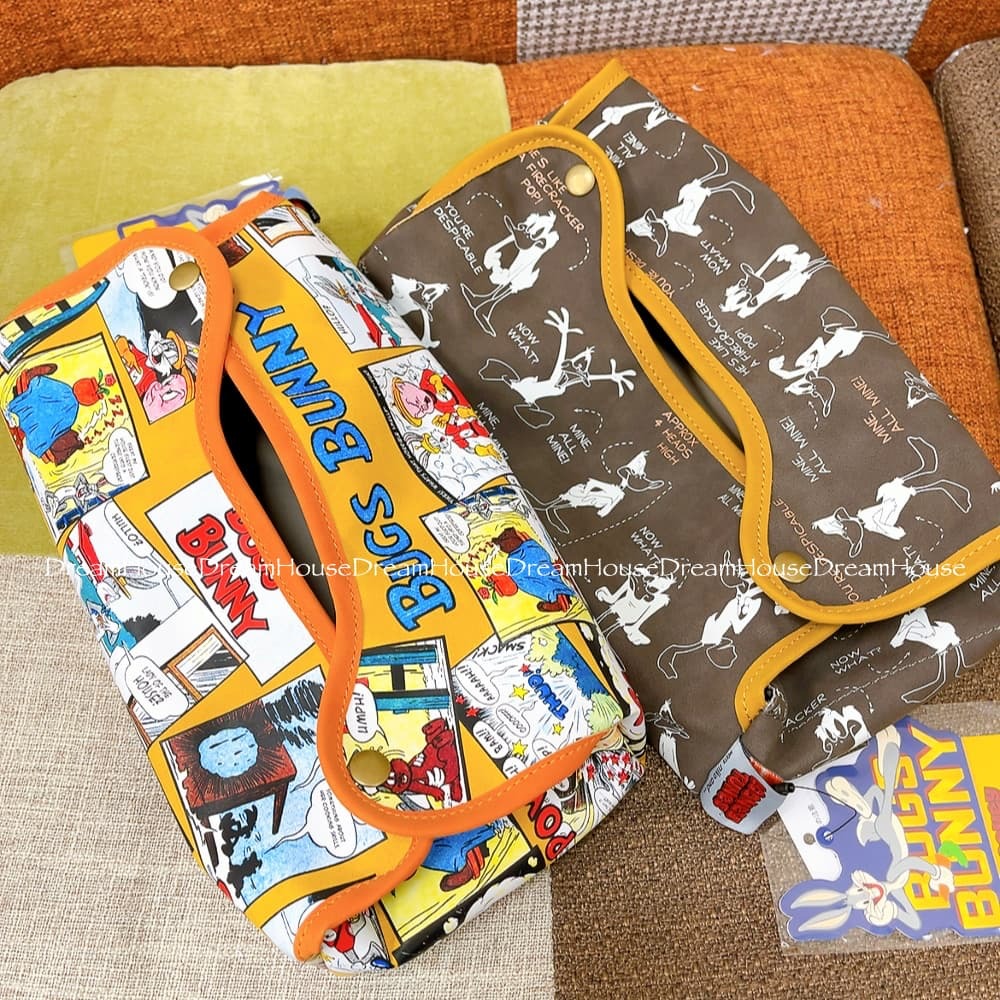 niko and...樂一通 LOONEY TUNES 兔巴哥 小豬 鈕釦式 衛浴面紙套 面紙套 衛生紙套