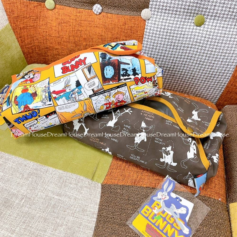 niko and...樂一通 LOONEY TUNES 兔巴哥 小豬 鈕釦式 衛浴面紙套 面紙套 衛生紙套