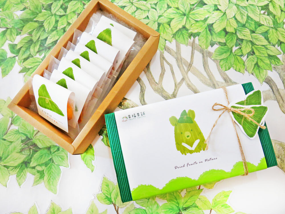 粽夏端午熊水果乾小禮盒8入