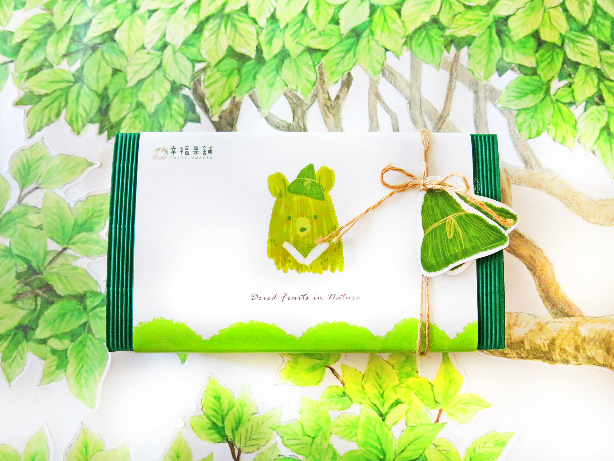 粽夏端午熊水果乾小禮盒8入