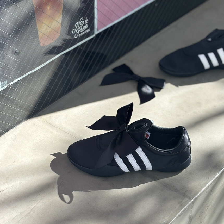 Adidas Originals Taekwondo Mei 日本限定 黑色緞面 蕾絲鞋帶 芭蕾舞鞋 JR8001