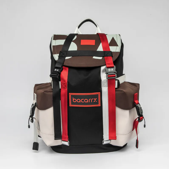 【 Bacarry | CITY城市系列 羅馬後背包 -卡其 】