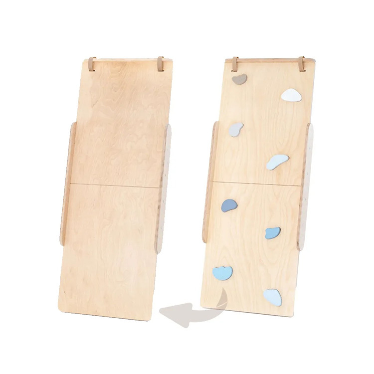 happymoon 攀爬架延伸配件攀岩/溜滑梯滑梯(木色/彩色/漸層藍/森林色)