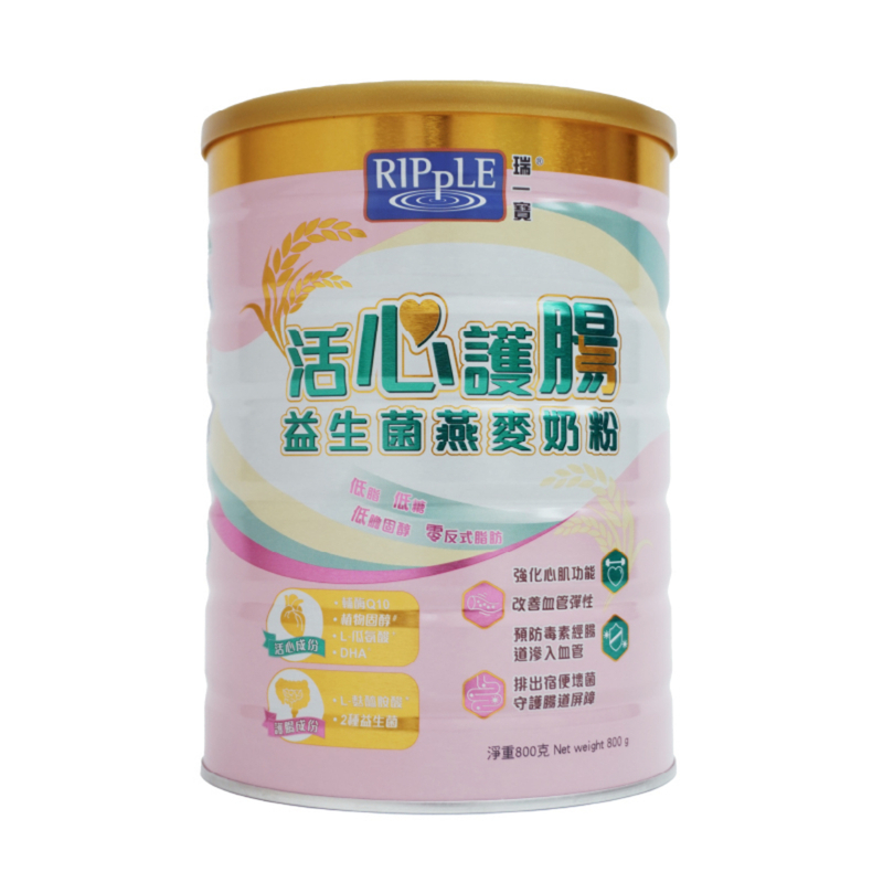 Ripple瑞一寶活心護腸益生菌燕麥奶粉 800g