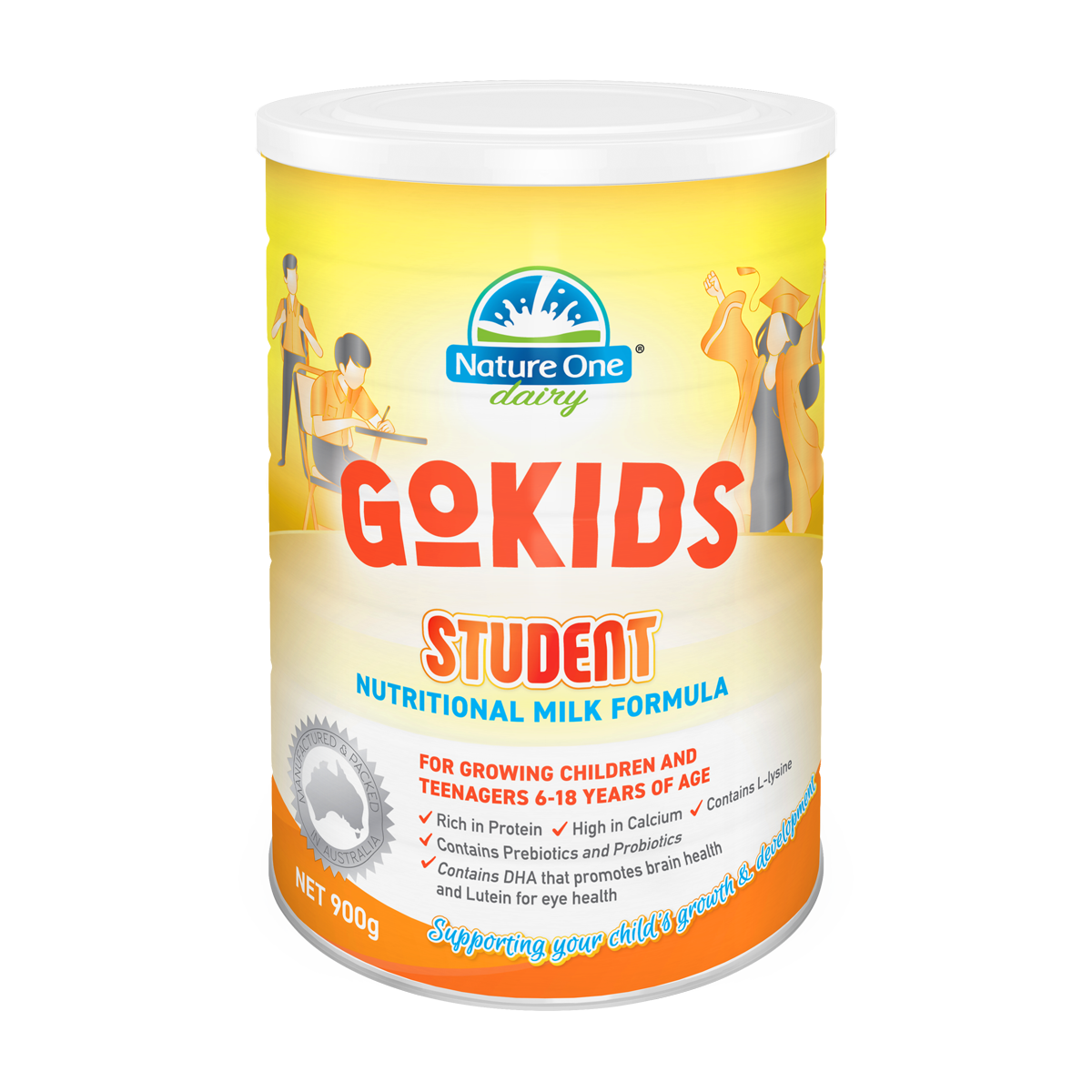 Nature One Dairy - GoKids 學生營養配方奶粉 900g