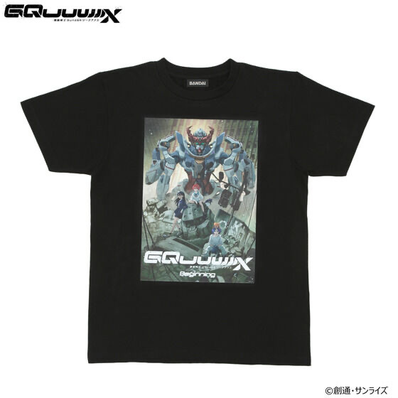 242478 Pbandai 預訂2026/1月 機動戦士Gundam GQuuuuuuX 劇場版キービジュアル フルカラーTシャツ