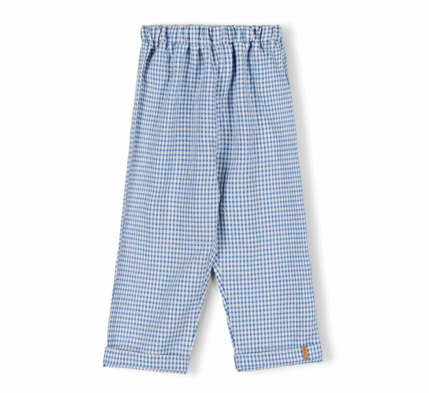 NIXNUT 有機棉格紋褲 Stic Pants Sea Checkered