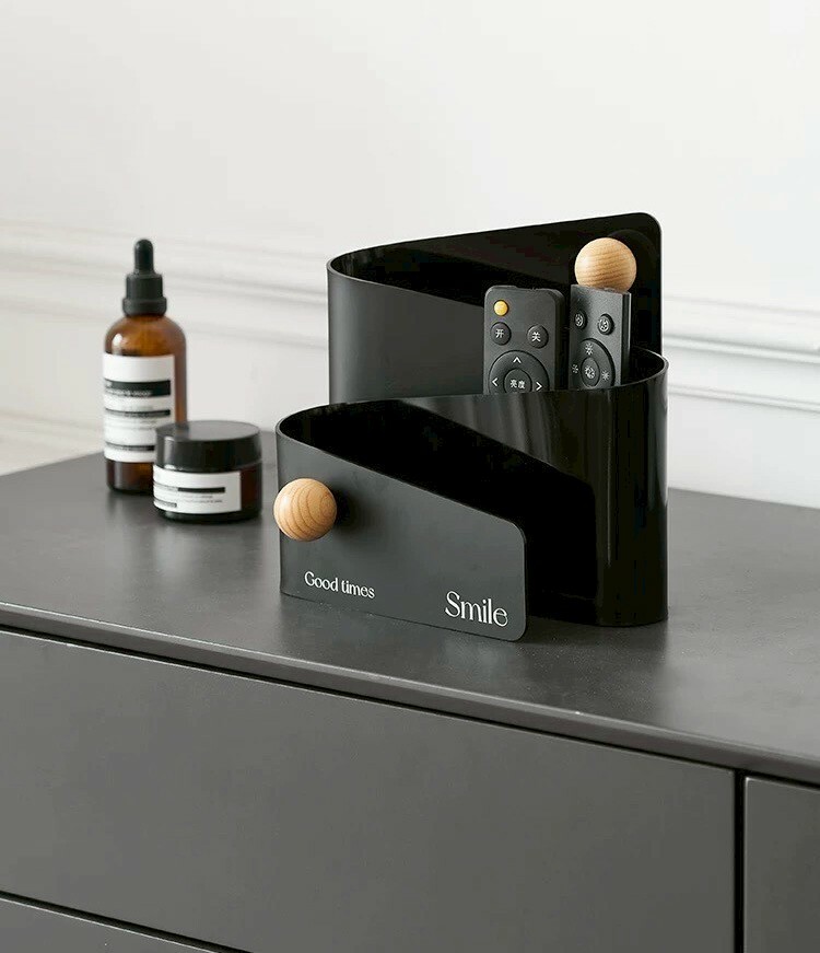 木球裝飾SMILE字母曲線收納擺件 / 3色