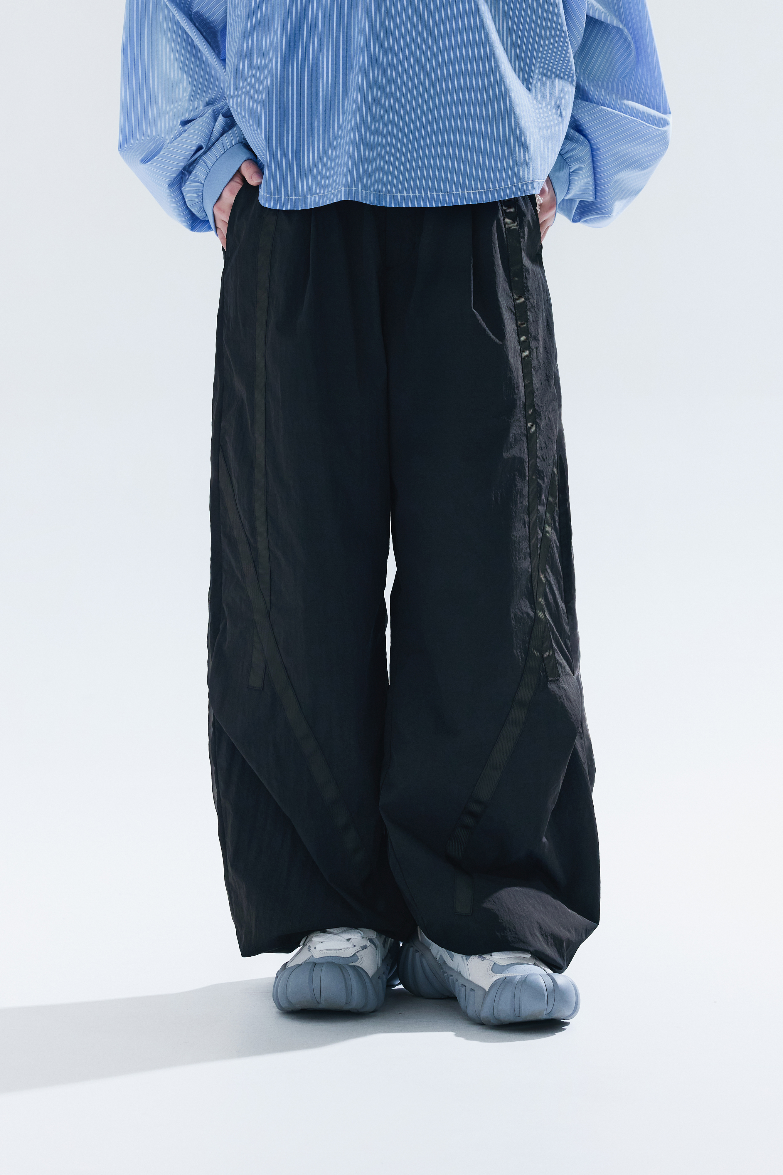 Hybrid Veil Trousers｜Black