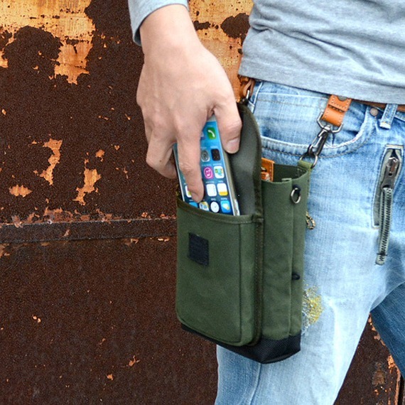 VanNuys D761 Double Layer Open Waist Bag