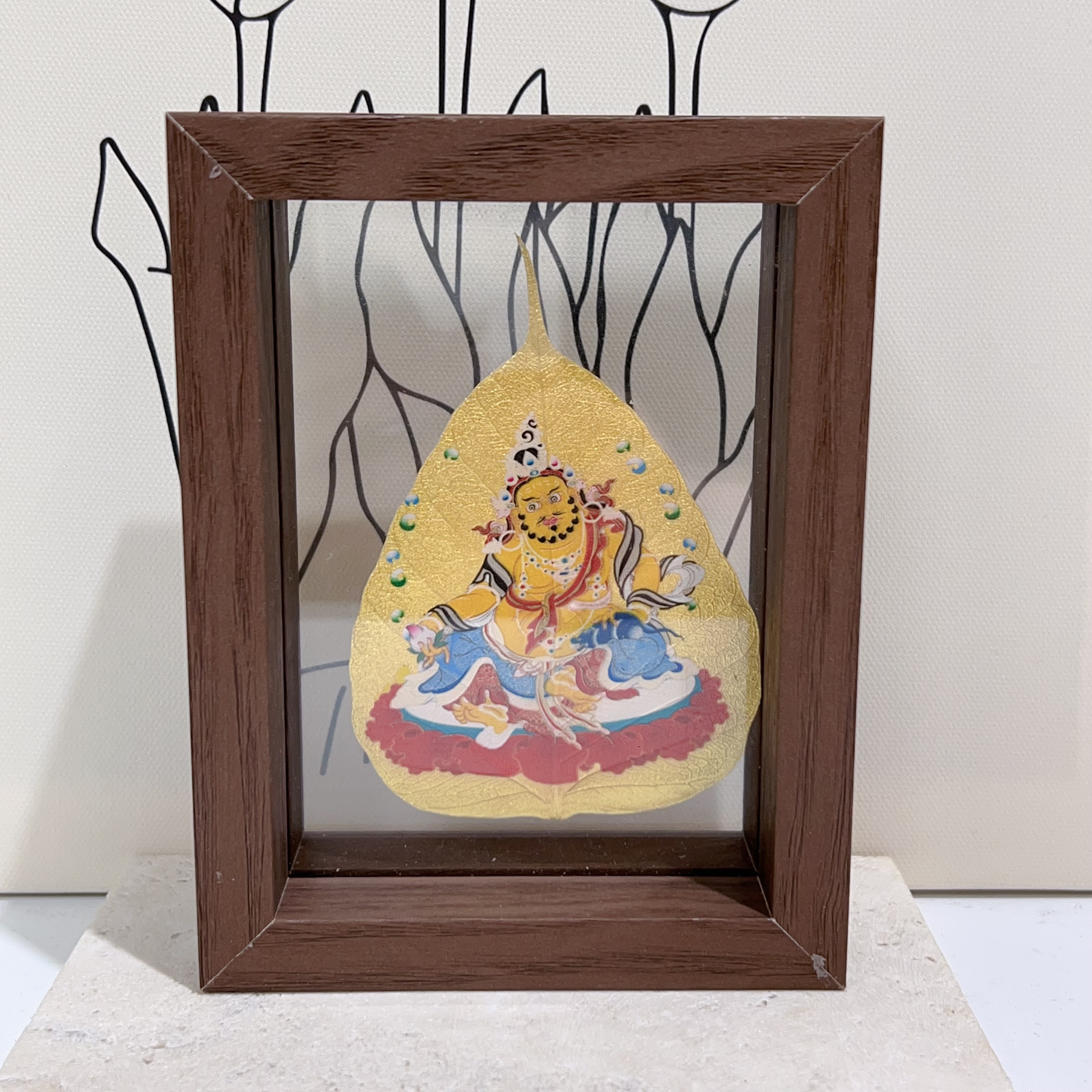 黃財神相架(送雙圈)