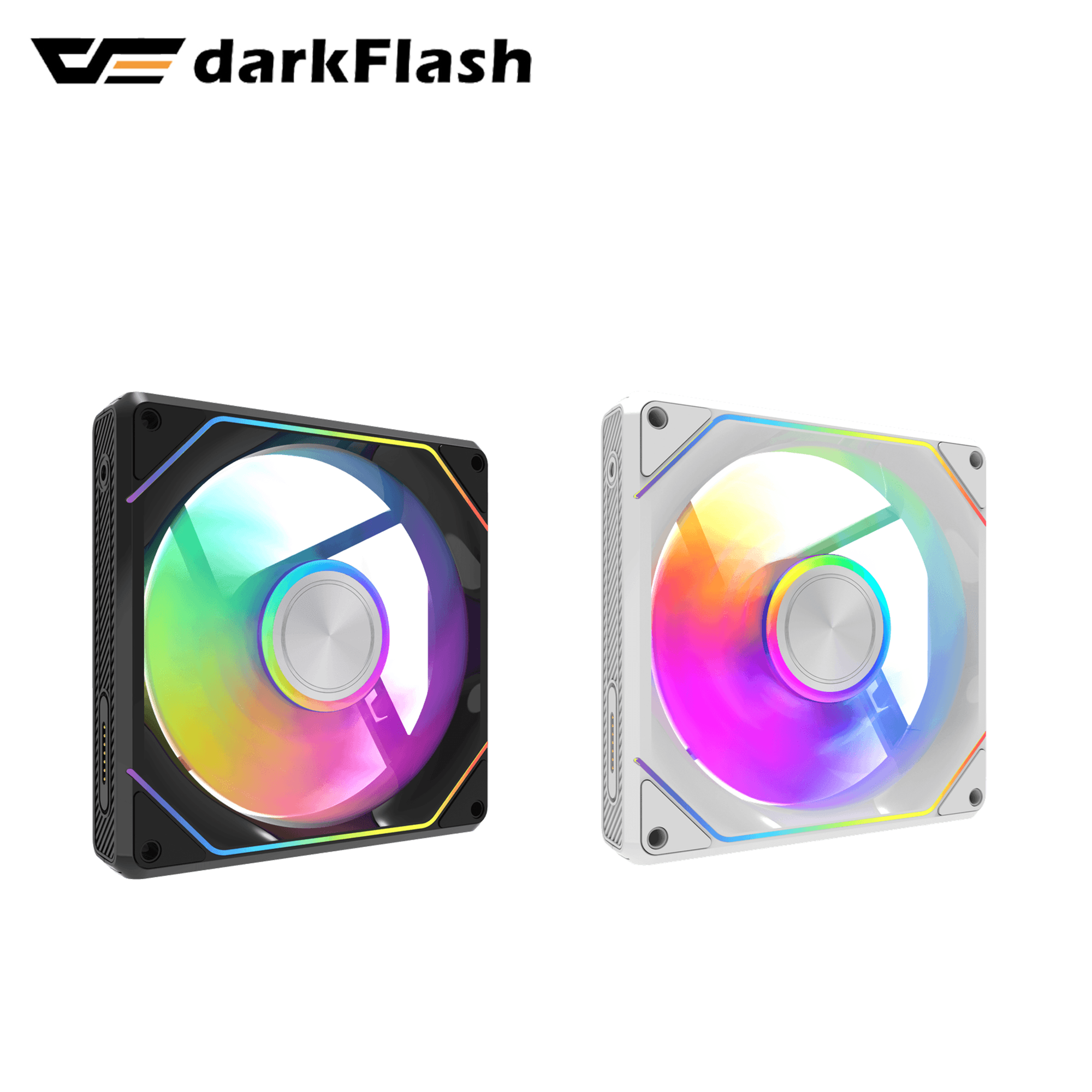 DarkFlash G24 Gauss ARGB 磁軌風扇 正向扇