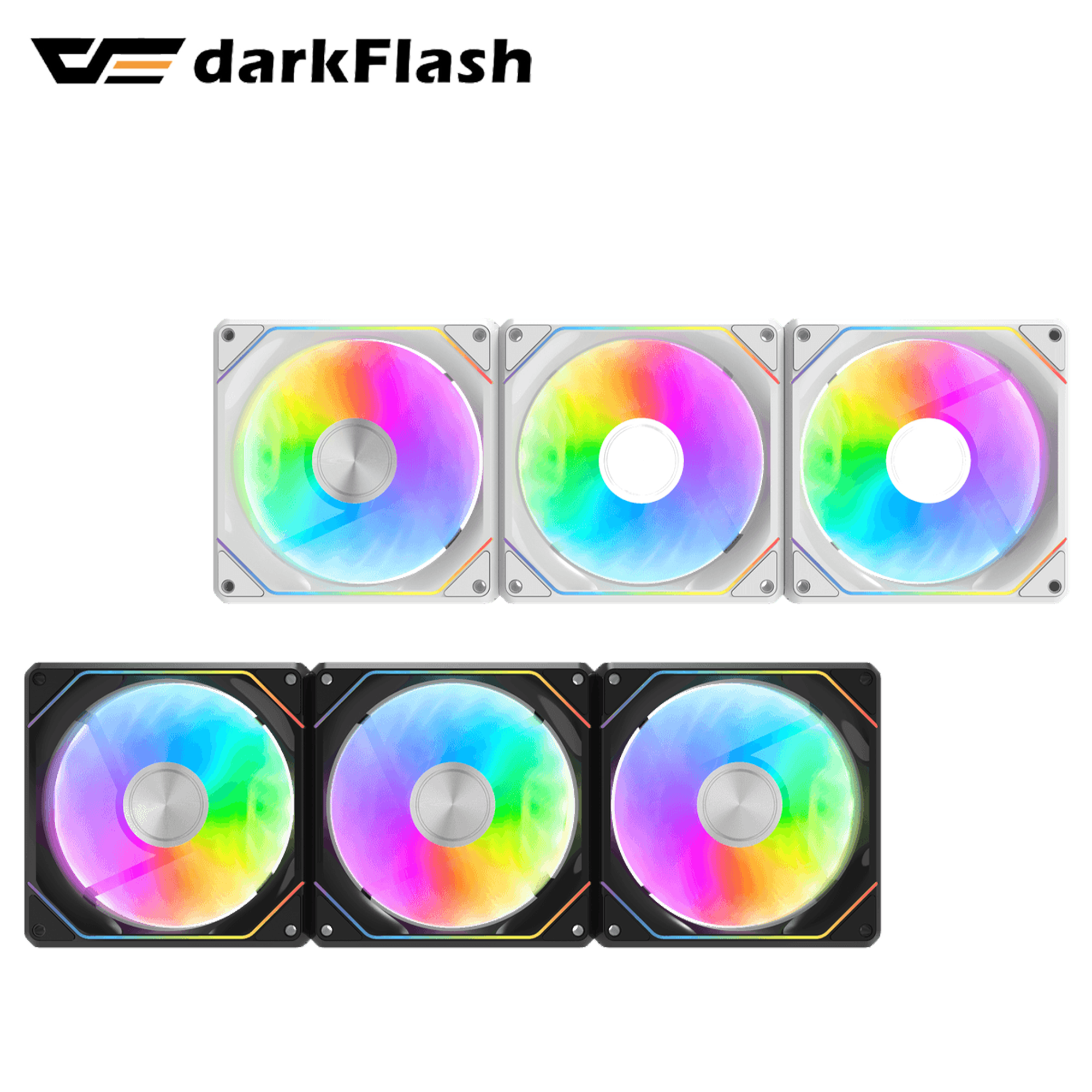 DarkFlash G24R Gauss ARGB 磁軌風扇 反向扇