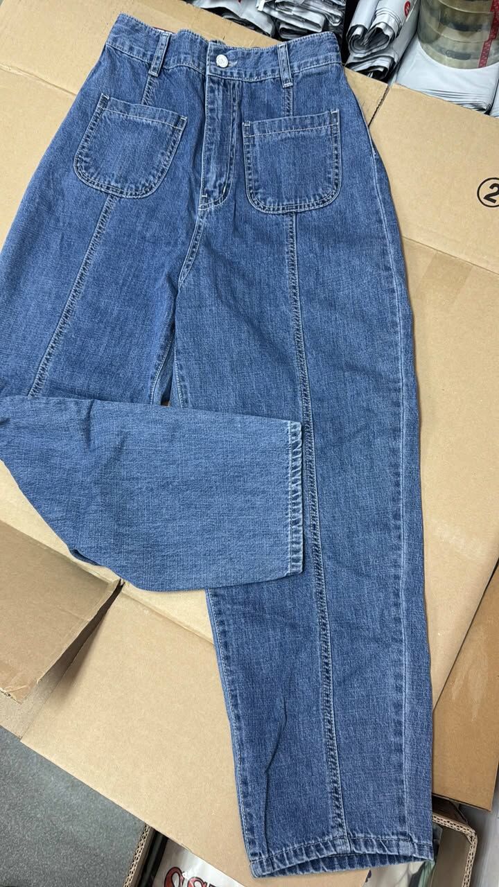 現貨清貨  KR 韓國前方袋半橡筋牛仔褲 清貨價貨品，不設退換 (AT4  981)