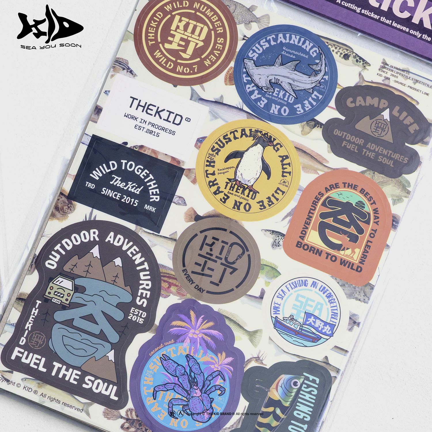 KID ® 2025 A5貼紙套組