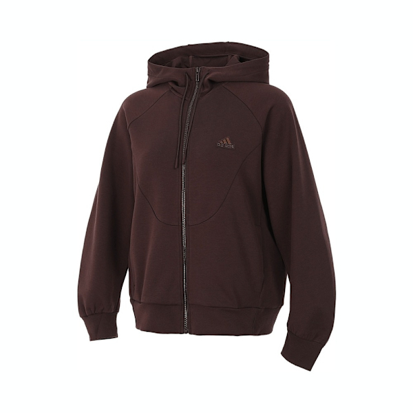 ADIDAS 外套 MW DK FZ HD 酒紅 運動 連帽外套 女 JX6839