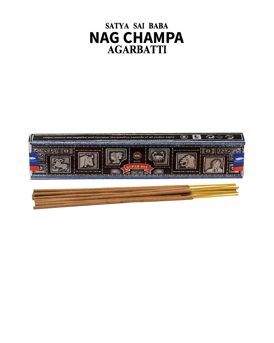 SATYA SAI BABA 賽巴巴 十二星座 印度線香 Super Hit 15g