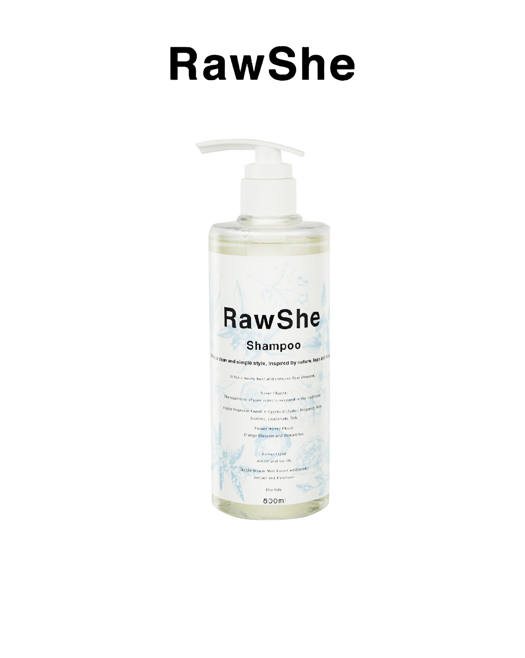 RawShe 朝 深層潔淨洗髮乳 500ml