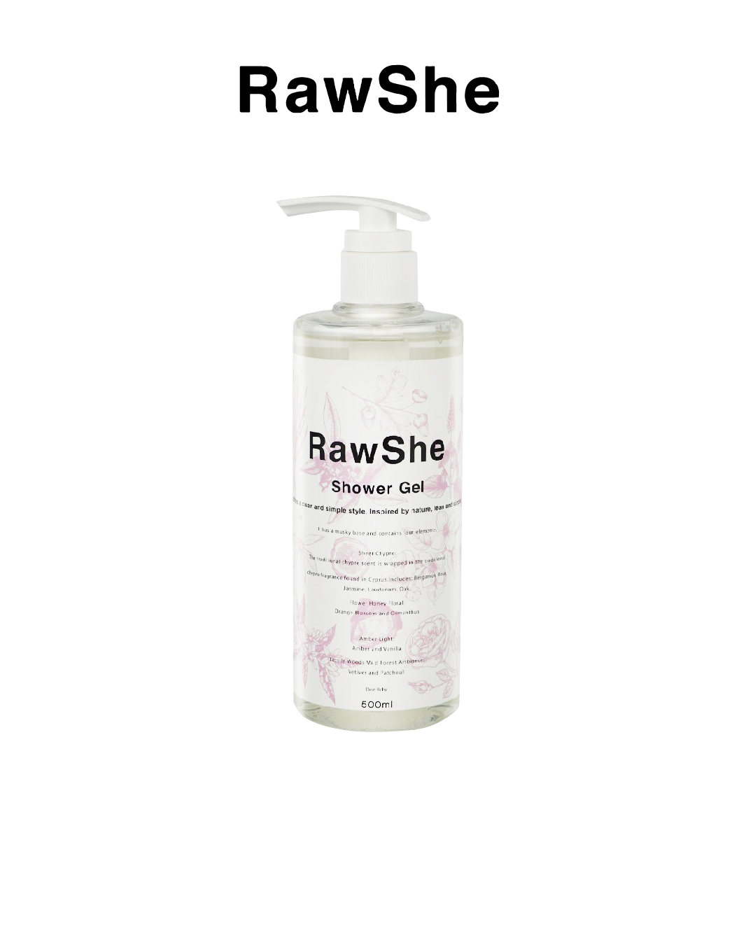RawShe 朝 深層潔淨沐浴乳 500ml