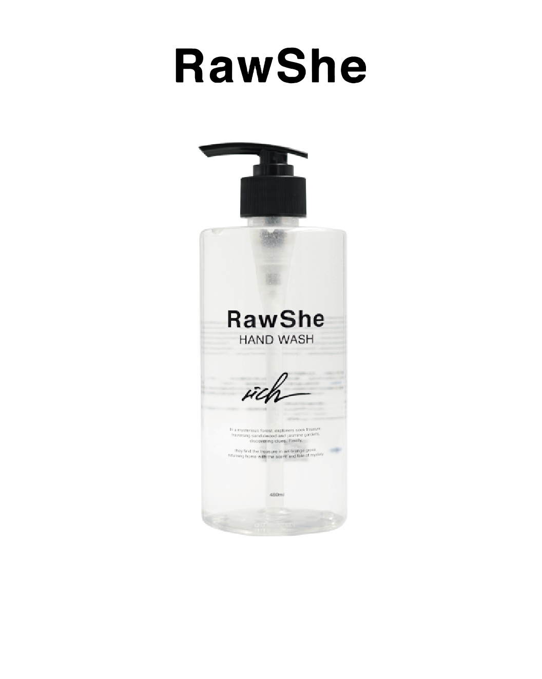 RawShe Rich 抗菌滋潤洗手乳 480ml