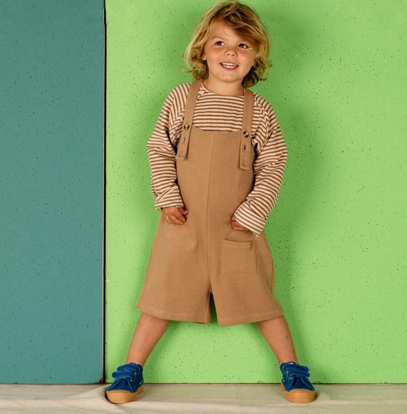 NIXNUT 泰迪吊帶褲 Ted Playsuit Biscuit