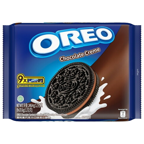 【OREO】奧利奧OREO巧克力夾心餅乾9入裝