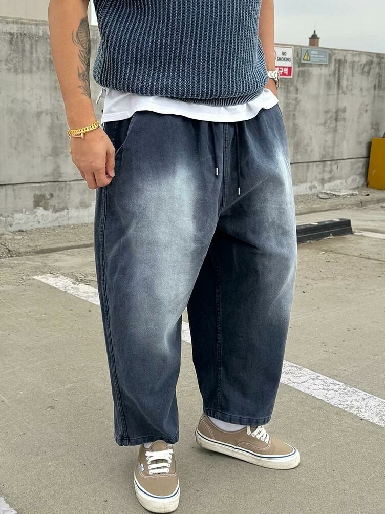 洗水鬆身牛仔褲 PEACOCK-123P