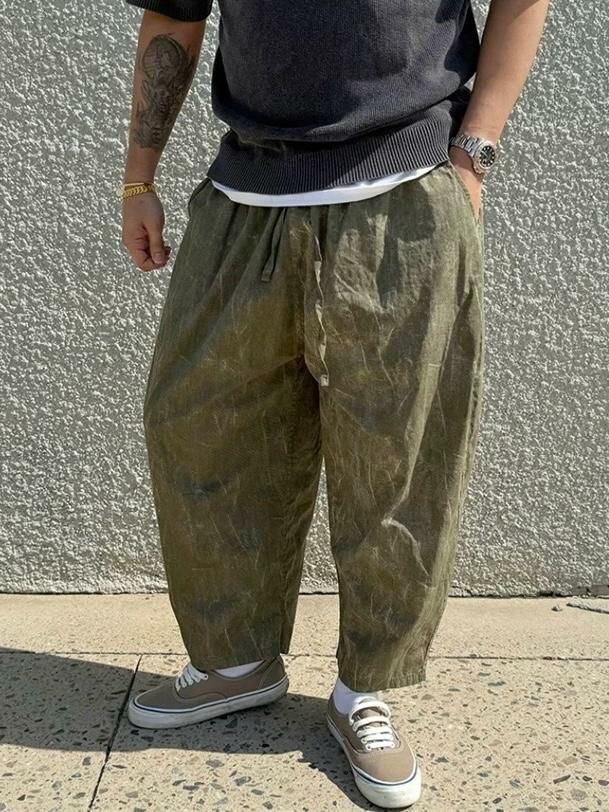 紮染鬆身褲 PEACOCK-125P