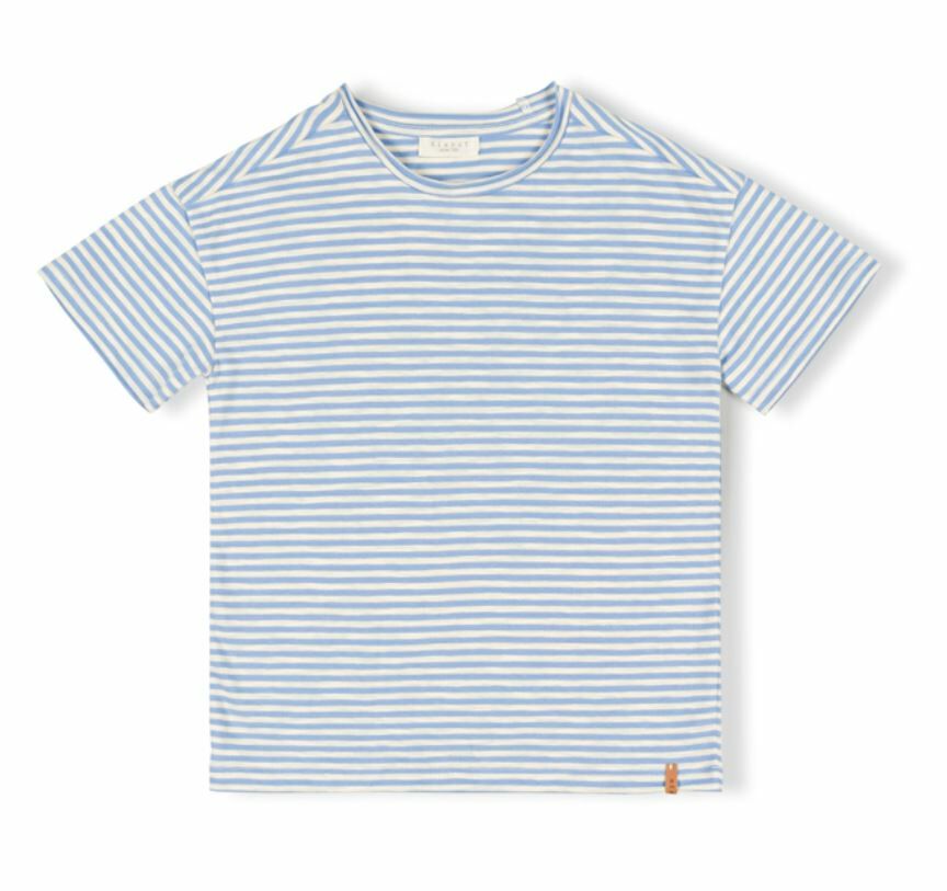 NIXNUT 條紋短袖上衣 Com Tshirt Sky Stripe