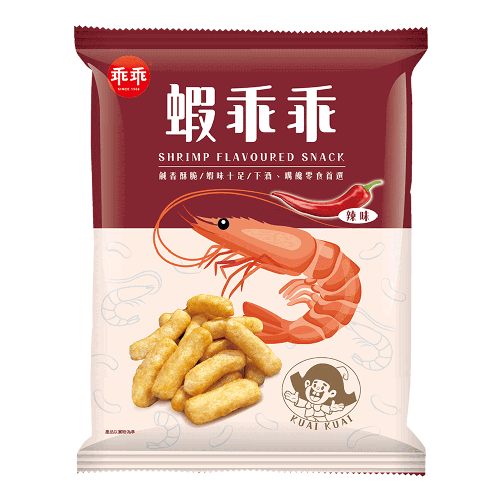【乖乖】玉米脆條香辣蝦乖乖40g