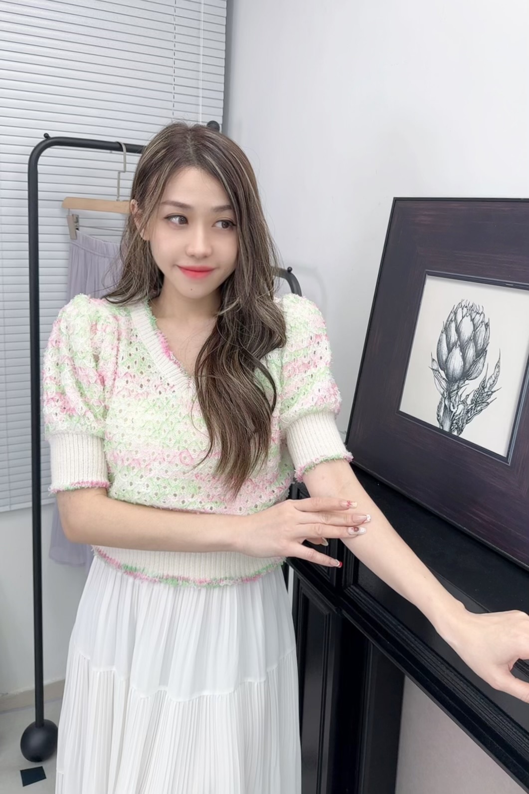 TOP#7014 🤍彩條拼拼上衣