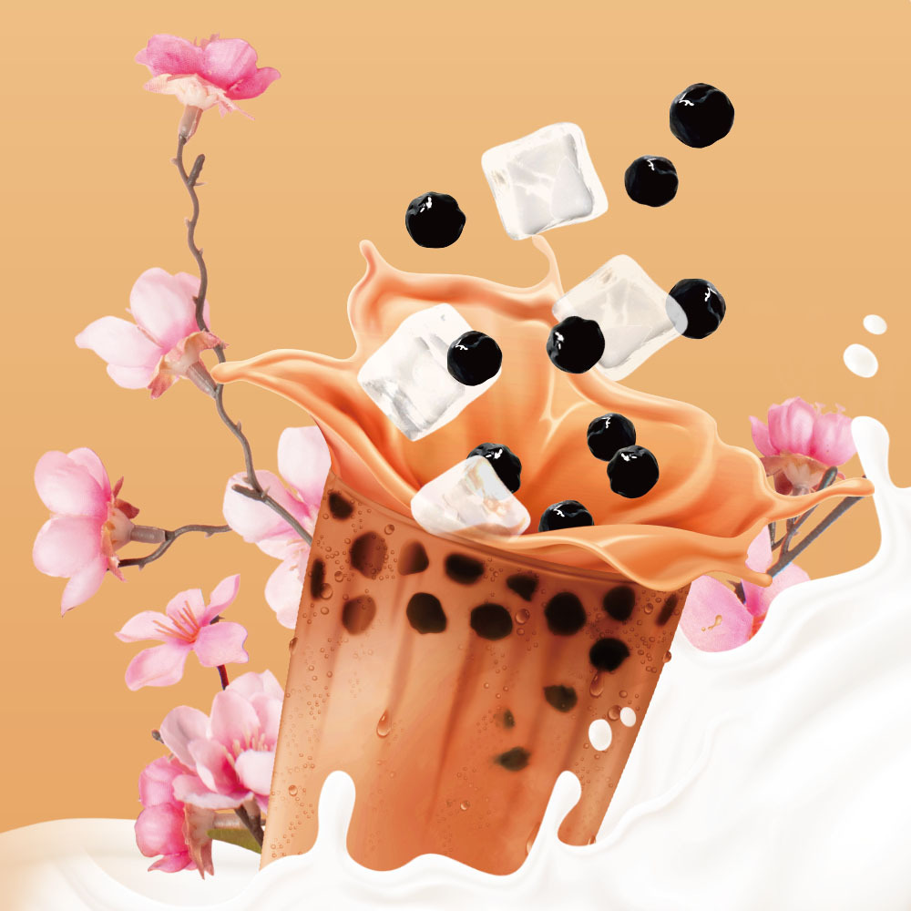 Gummy Boba Latte – Thai Tea (470ml)