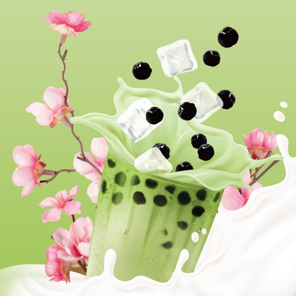 Gummy Boba Latte – Matcha (470ml)