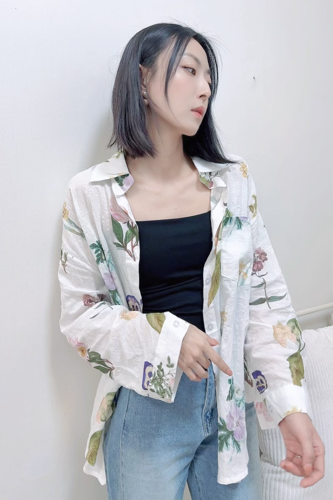 TOP#7028🤍葉片防曬外套